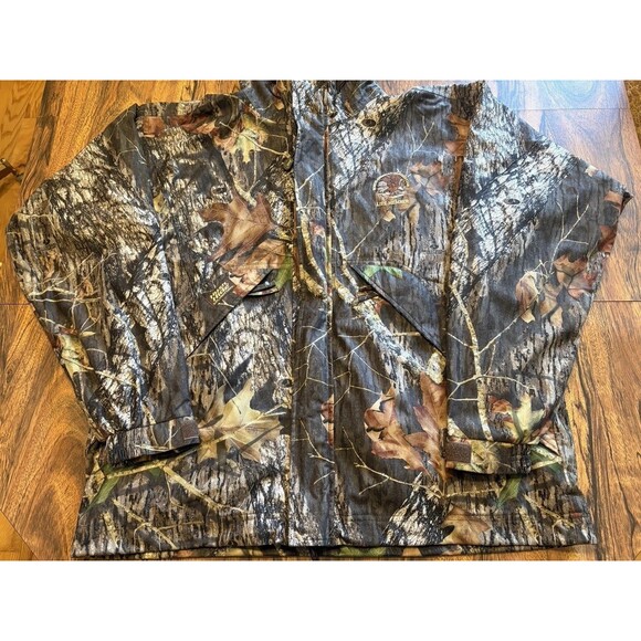 Gamehide Mossy Oak Break Up Jacket Men's XL Camo Hush Hide Full Zip NAHC - Picture 2 of 13